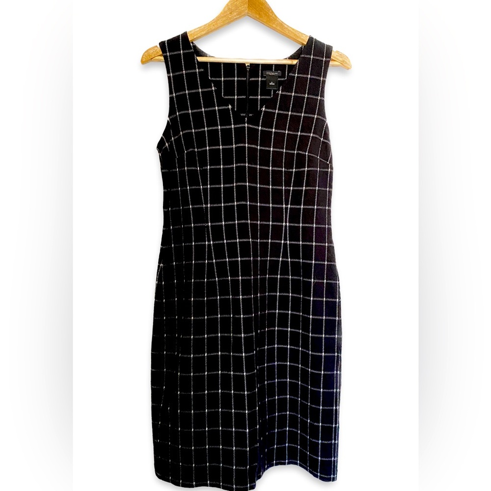 Black and cream jumper dress sleeveless Ann Taylor factory Sz 6